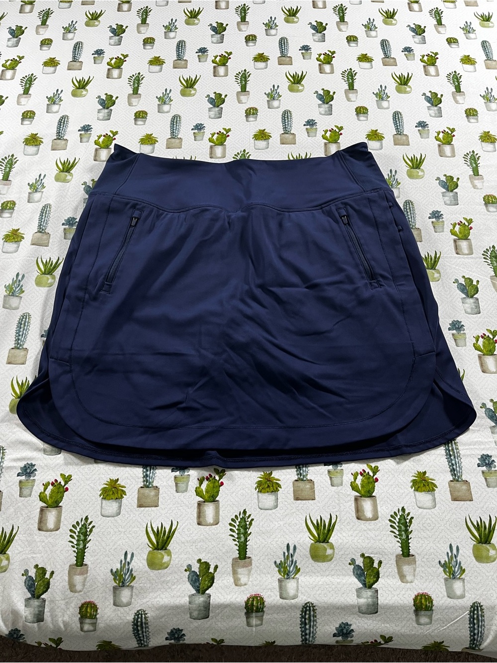 Athleta Fairway Golf Skort 18” XL Navy Blue